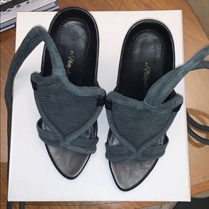 3.1 Phillip Lim Marquise Nubuck Sandals